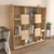 Hanah Home Polica 136,7x138x27,5cm Hrast