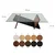 Hanah Home Klub sto Livello, 105x31x65 cm, Braon-crni