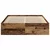 vidaXL Posteljni okvir brez vzmetnice star les 160x200 cm