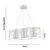 OPVIQ Luster Dratrio Glass White Transparent