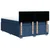 Vidaxl Box spring postelja z vzmetnico modra 160x200 cm blago