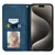 Modra Elegantna Flip torbica (iPhone 15 Pro Max)