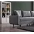 ATELIER DEL SOFA Ugaona sofa-krevet Flavia Grey