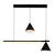Wallity Luster L1101, 90x18x120 cm, 1x15W, LED & 2xE14 40W