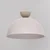 Luster na sajli NEVIS 1xE27/15W/230V, prečnik 50 cm, krem boje