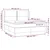 Vidaxl Box spring postelja z vzmetnico taupe 180x200 cm blago