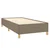 vidaXL vidaXL Box spring postelja z vzmetnico taupe 90x190 cm blago, (20893343)