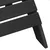 Adirondack stolica Crna 82 x 74 x 92 cm HDPE