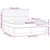 Vidaxl Box spring postelja z vzmetnico modra 180x200 cm blago