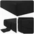 Sofa na razvlačenje Crna 152 x 86,5 x 60 cm Tkanina