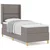 vidaXL vidaXL Box Spring postelja s spanjem Taupe 80x200 cm Tkanina, (22050444)