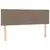 Vidaxl Box spring postelja z vzmetnico taupe 140x200 cm blago