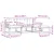 Set vanjskih sofa s jastukom 4 pcs Bijela i antracit Poliester