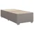 Vidaxl Box spring postelja z vzmetnico taupe 90x190 cm blago