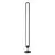 Podna lampa Barto RGB/19W crna