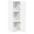 vidaXL Stenska kuhinjska omarica Bela 30 x 31 x 100 cm Konstruiran les