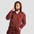 GymBeam Zone Zip Up Hoodie Cherrywood