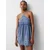 Pull&Bear Poletna obleka, modra