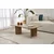 Hanah Home Klub sto Sabin, 119x40x60 cm, Boje hrasta