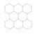 Hexagon Led tube 8 heads 6500K 225W lights tube: 440mm 35pcs, 100-110LM/W PF>0.5 CRI>80 PC