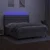 Vidaxl Box spring postelja z vzmetnico LED sv. siva 160x200 cm blago