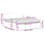 Vidaxl Postelja z vzmetnico Dover krem 160x200 cm blago