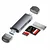 6-v-1 USB C SD MICROSD BRALNIK KARTIC ZA TELEFON IN RAČUNALNIK