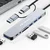 Qoltec Hub adapter 8v1 USB-C/USB | USB-C | 4xUSB | SD/TF kartica | JACK 3,5 mm TRRS