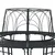 Klupa pod drvetom 8-Broj sjedala O 160 x 89 cm Čelik Crna
