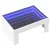 Stolić s beskonačnim LED svjetlima bijeli 70x50x30 cm