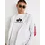 ALPHA INDUSTRIES Majica črna/bela