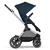 cybex® otroški voziček 2v1 eos™ lux ocean blue (silver frame)