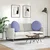 Jastučići za sjedenje 2 pcs Traper plava O60 x 21 cm tkanina