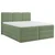 MID.YOU POSTELJA BOXSPRING 180 cm  x 200 cm , les, tekstil, leseni material zelena