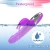 Paloqueth Thrusting & Rotating Rabbit Vibrator with 7 Thrust & 7 Vibration Modes Purple