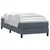 vidaXL Box Spring postelja z vzmetnico Temno siva 80x220 cm Velvet