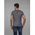 Key Largo Majica Independent temno siva/črna