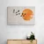 Slika japandi oranžna luna - 30x20