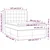 Vidaxl Box spring postelja z vzmetnico LED krem 140x200 cm blago