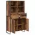 Kreveta 2 pcs Staro drvo 81 x 36 x 150.5 cm Konstruirano drvo