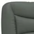 Vidaxl Blazina za vzglavje Hvar temno siva 90 cm blago