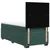 Vidaxl Box spring postelja z vzmetnico temno zelena 80x200 cm žamet