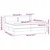 Vidaxl Box spring postelja z vzmetnico temno siva 200x200 cm blago