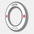 WINMAU/Pro Line 1.0/White Dartboard Surround/4458