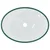 Umivaonik stakleni 50 x 37 x 14 cm prozirni