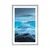 Plakat s paspartujem ledeni kristali - 30x45 white