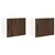 Ormar za Zid PORTO 2 pcs Smeđi hrast 50 x 31 x 40 cm