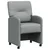 Blagovačke stolice s kotačima 2 pcs Svjetlosiva 57 x 67 x 95 cm