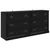 Komode 2 pcs Crni hrast 70 x 35,5 x 67,5 cm Konstruirano drvo