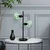 Opviq Stona lampa Benek-15-14555, 36x18x58 cm, IP20, Crna-zelena
